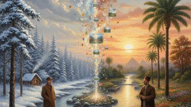 وصف الطبيعة بين أحمد شوقي وروبرت فروست