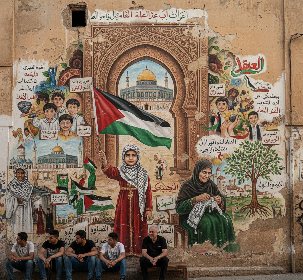 فلسطين في المغرب: لاجئة في القلب، مقيمة في الوعي والضمير