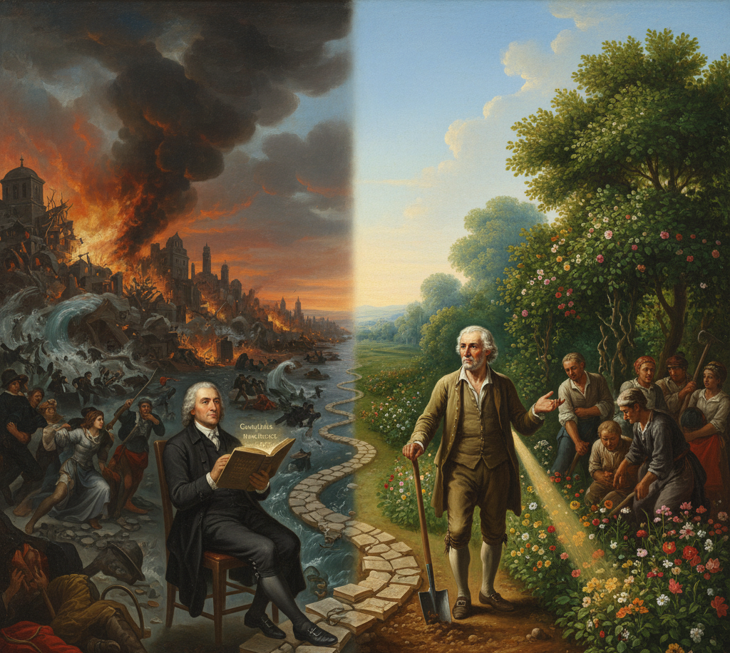 فولتير ولايْبِنتز أو في نقد التفاؤل