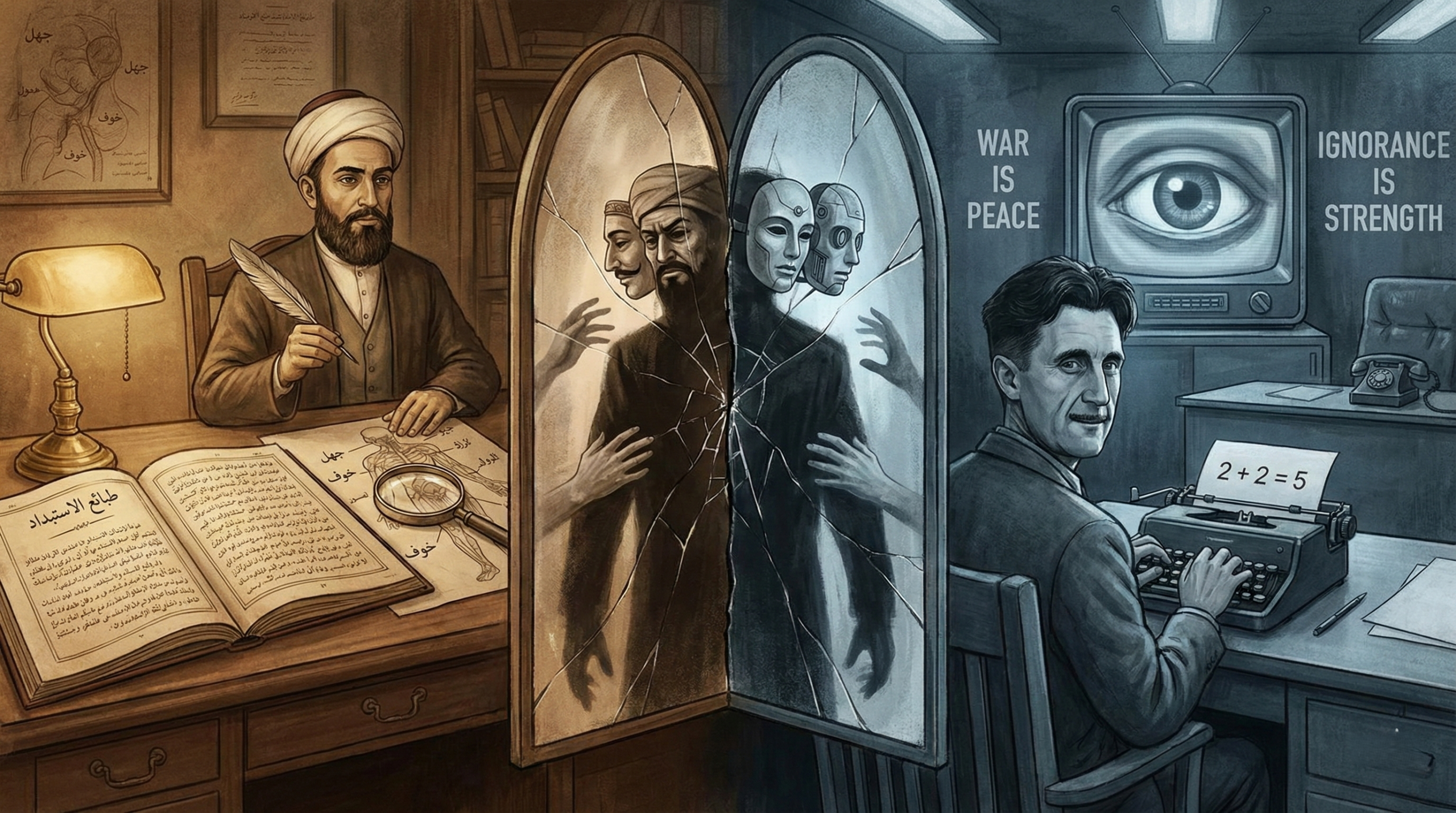 تفكيك الاستبداد بين عبد الرحمن الكواكبي وجورج أورويل