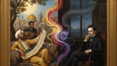 وصف الخمر بين أبي نواس وبودلير