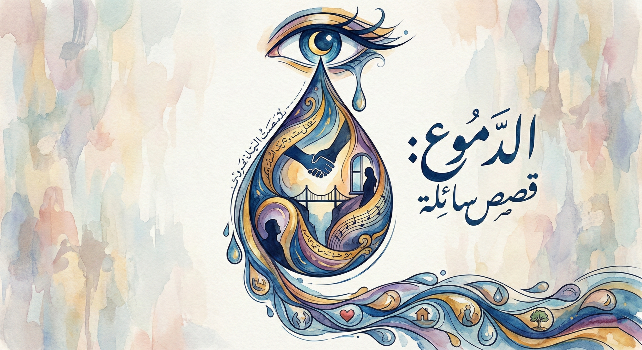الدموع: قصص سائلة، وكل قطرة تحمل سردًا فريدًا لتجربة الإنسان