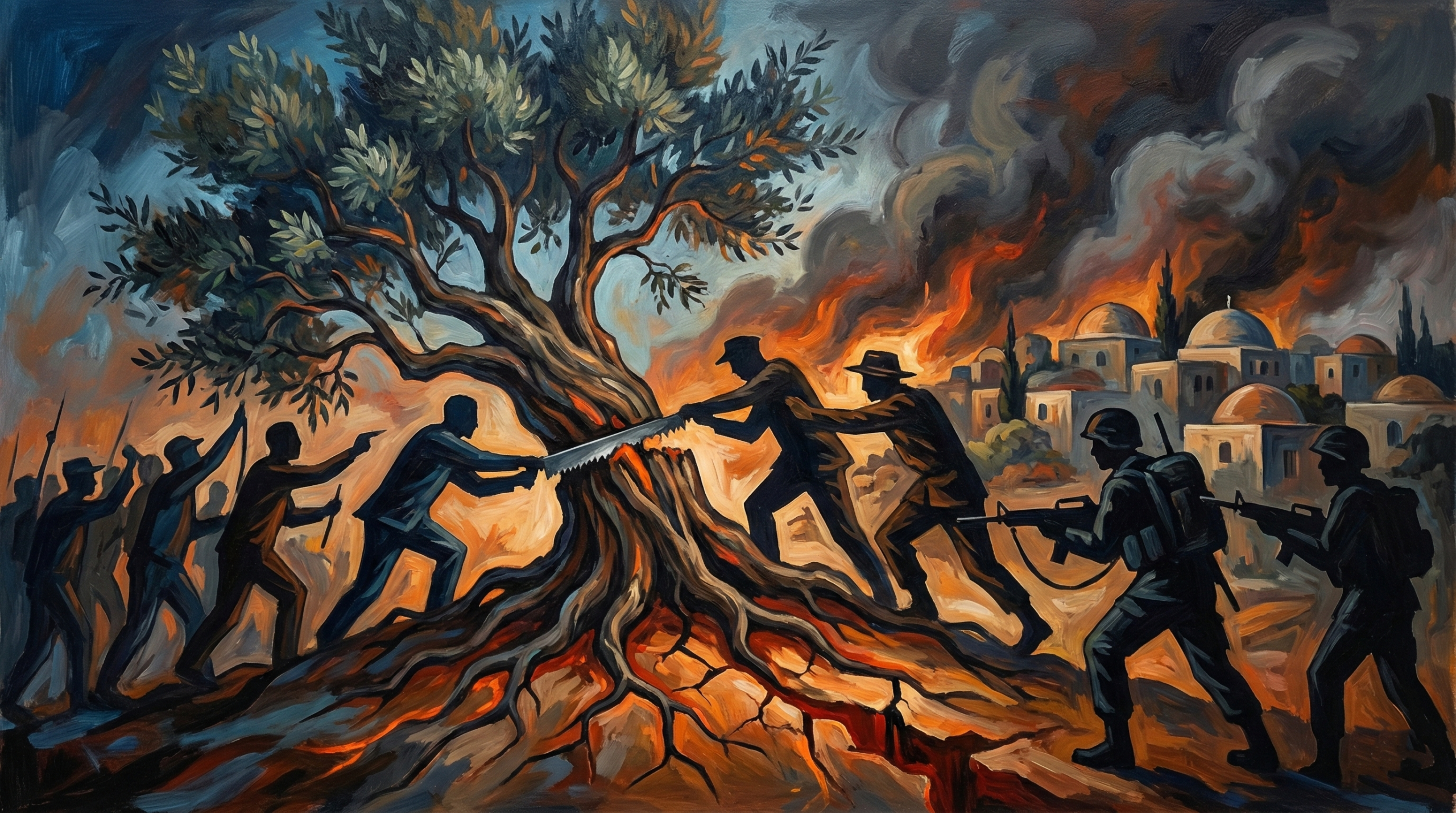 المستوطنون والاحتلال وجهان لعنف واحد: من القتل إلى اقتلاع الزيتون