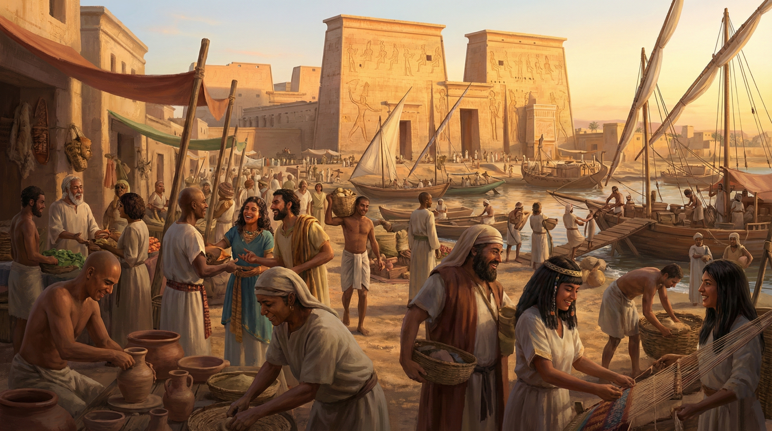 الحضارة المصرية القديمة قصة تاريخ لا ينسى