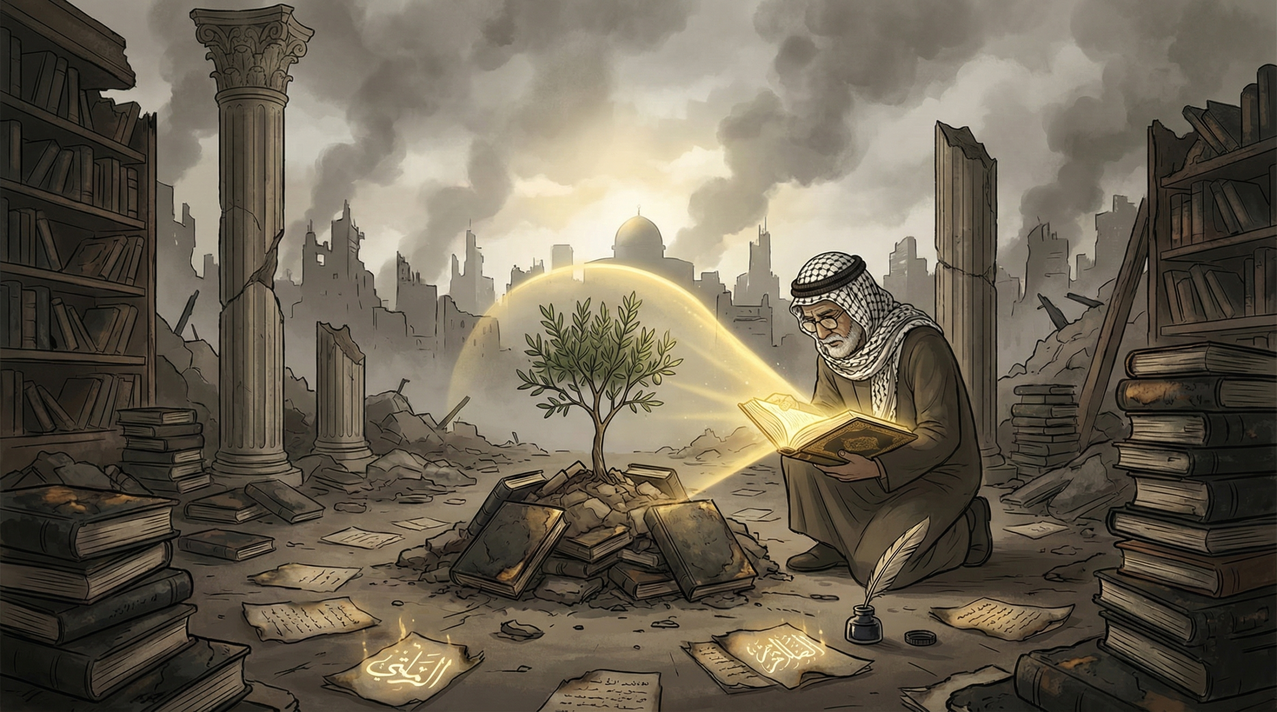 الإبادة الثّقافية الممنهجة: المكتبات ودور المثقفين نموذجًا