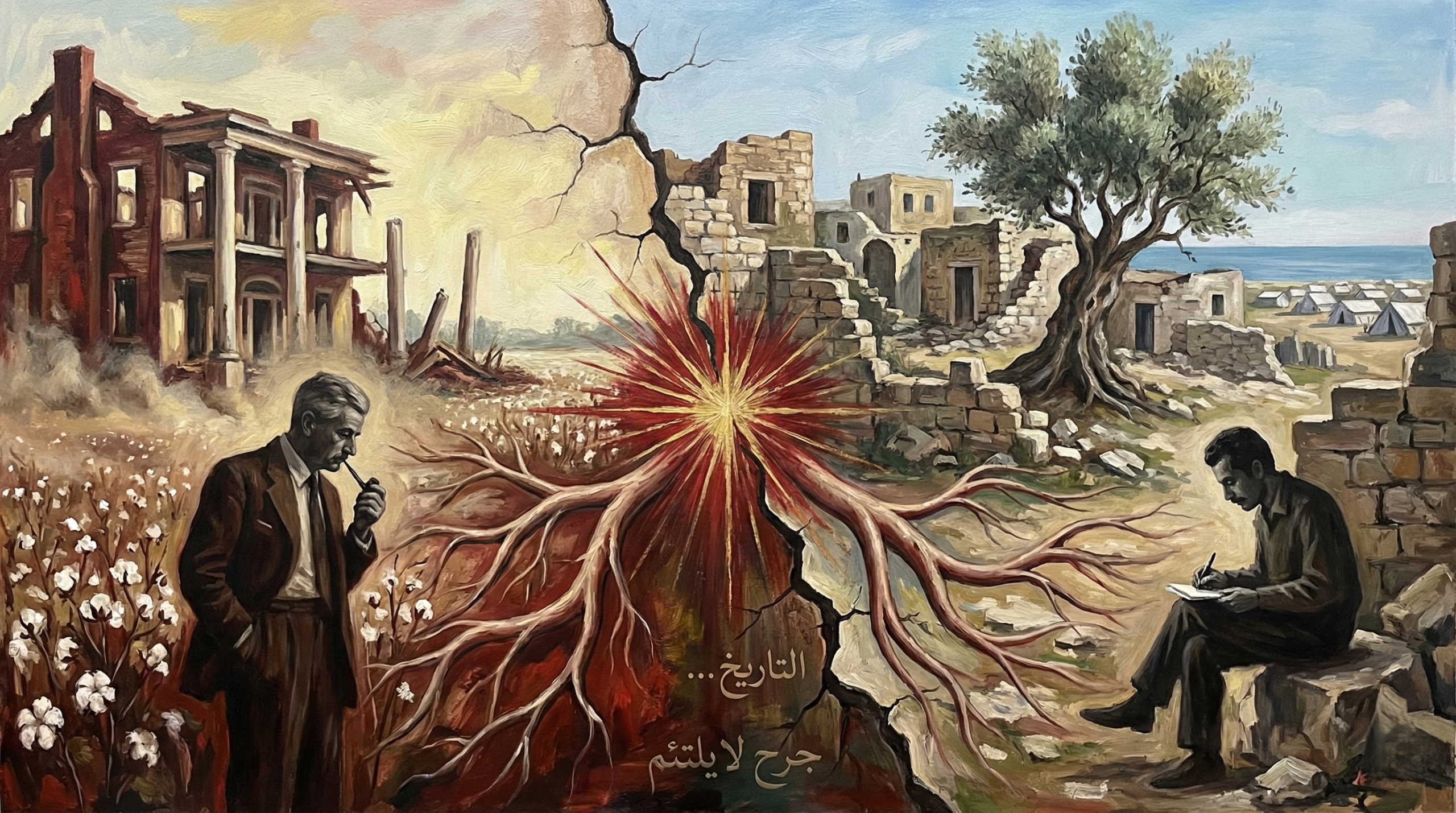 معالجة التاريخ بين غسان كنفاني ووليام فوكنر