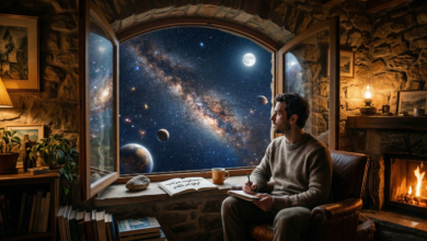  الحطام الكوني ودفء المعنى البشري