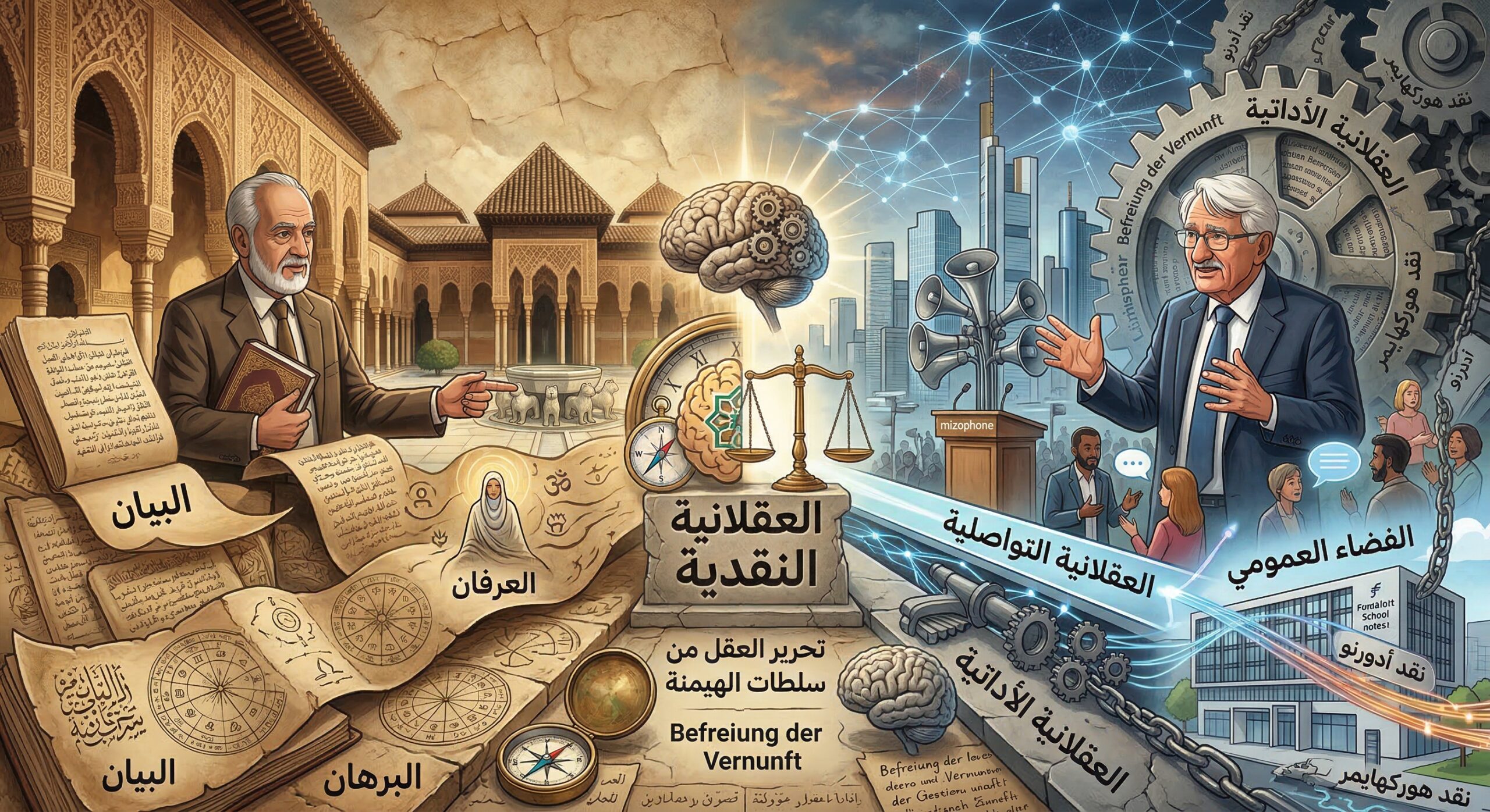 العقلانية النقدية بين محمد عابد الجابري ويورغن هابرماس