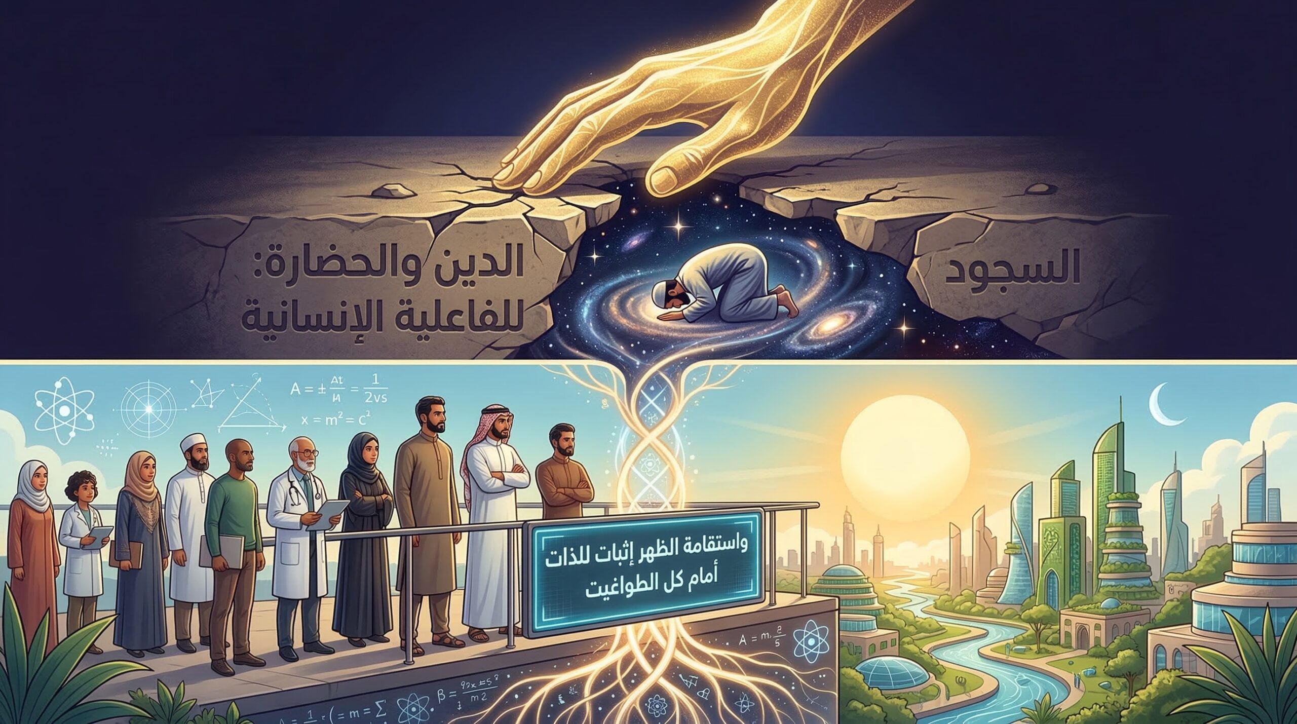 الدين والحضارة: السجود كتكثيف للفاعلية الإنسانية