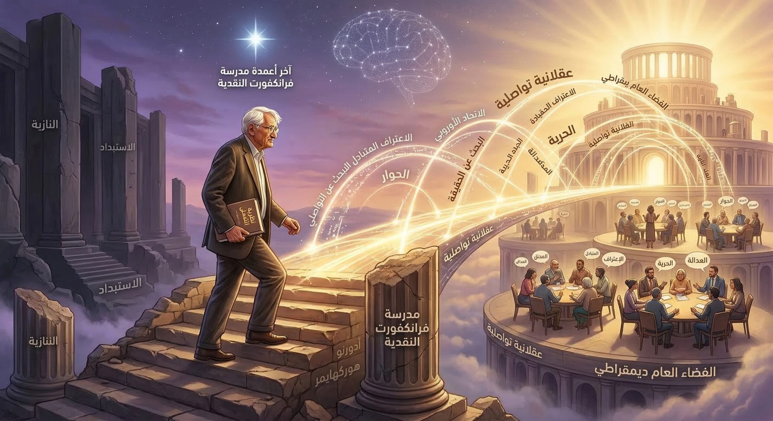 وداعاً يورغن هابرماس آخر أعمدة مدرسة فرانكفورت النقدية