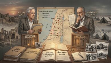 تفسير النكبة الفلسطينية بين وليد الخالدي وإيلان بابيه