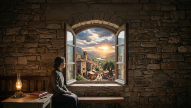  الحجر والنافذة وانكشاف العالم