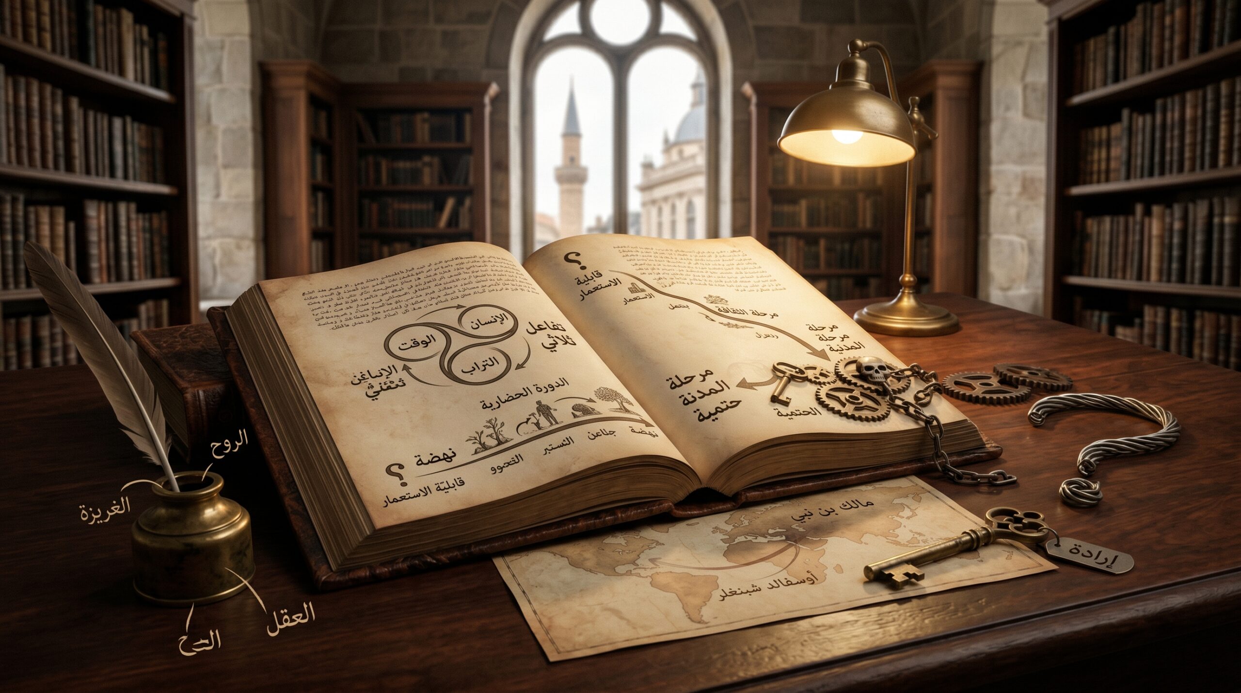 الدورة الحضارية بين مالك بن نبي و أوسفالد شبنغلر