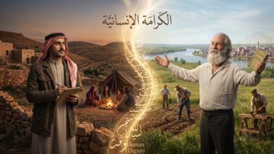 الكرامة الإنسانية بين مصطفى وهبي التل و والت ويتمان