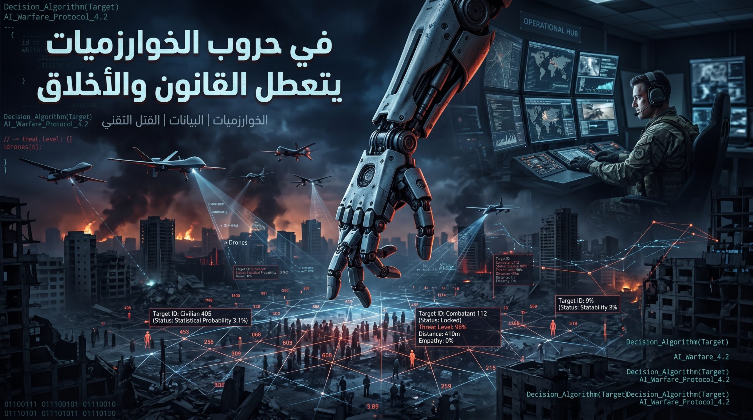 في حروب الخوارزميات يتعطل القانون والأخلاق 