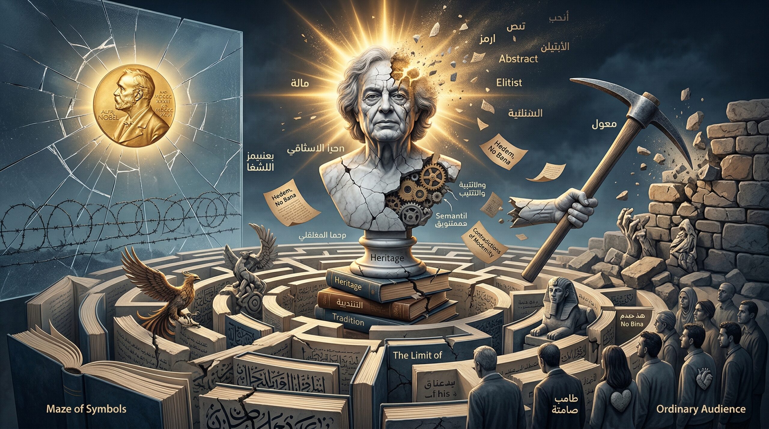 لماذا لم يفز أدونيس بجائزة نوبل للآداب ؟