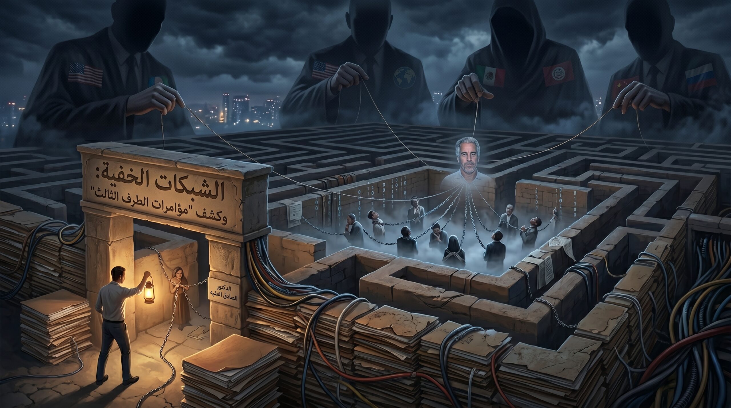 الشبكات الخفية: ملفات إبستين وكشف "مؤامرات الطرف الثالث"