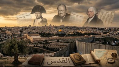 نابليون اعتبر اليهود الورثة الشرعيين لفلسطين و دعا إلى تسليم مملكة القدس لهم