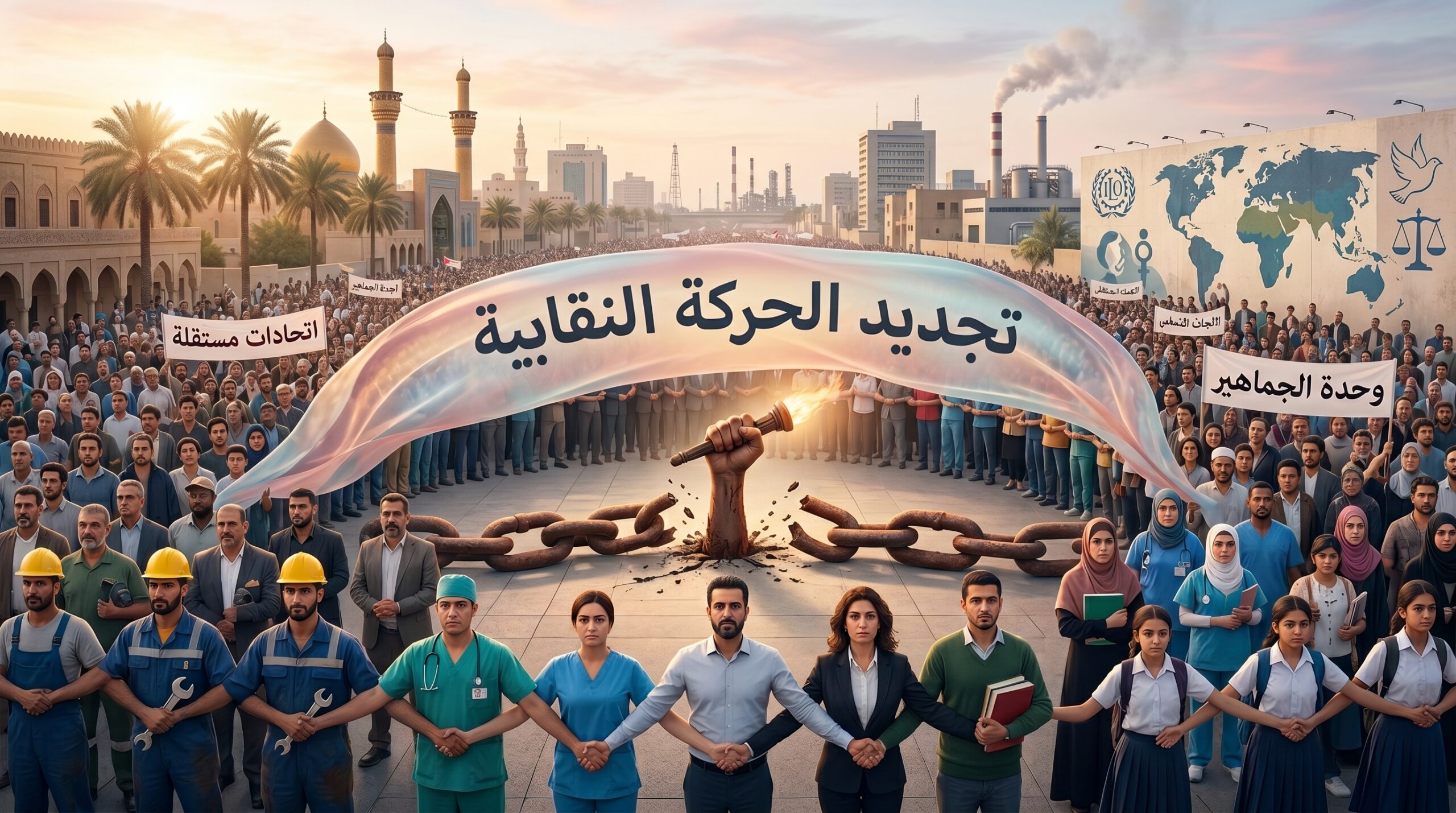 اليسار والنقابات العمالية والمنظمات الجماهيرية