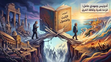 أدونيس و كتابه "الثابت و المتحول " بعيون مهدي عامل و سؤال حول ثقافة الخرق