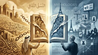 النقد الثقافي بين عبد الله الغذامي ورولان بارت