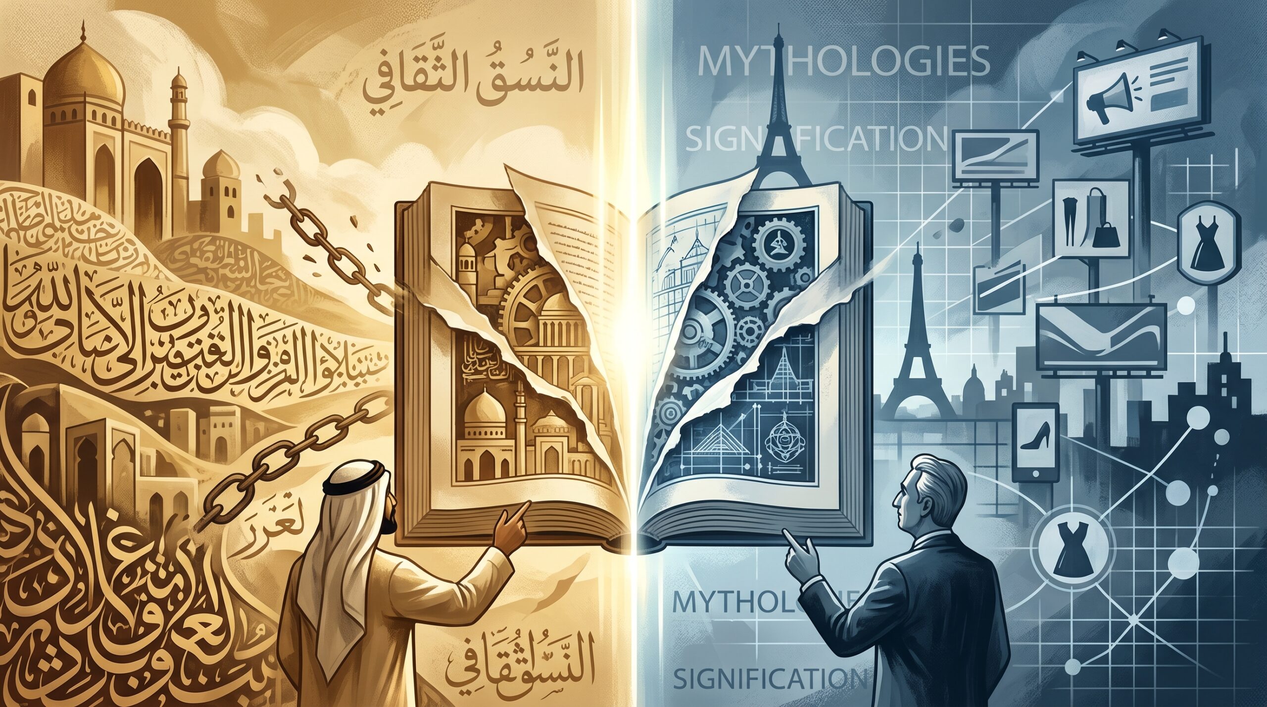 النقد الثقافي بين عبد الله الغذامي ورولان بارت