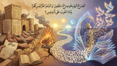 الصِّراعُ اليوم هو صِرَاعُ  "مثقفين" و الشِّعْرُ الحُرُّ ليس كفرًا