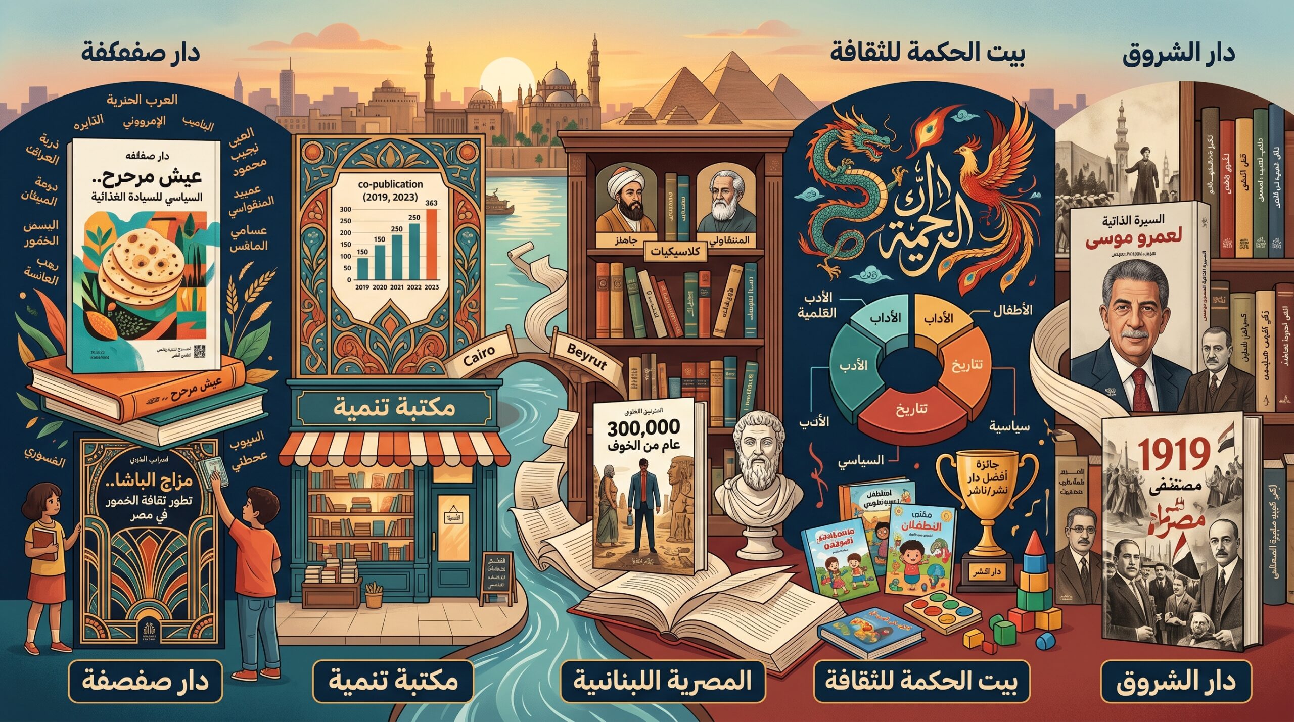 قراءة لإصدارات دور النشر المصرية