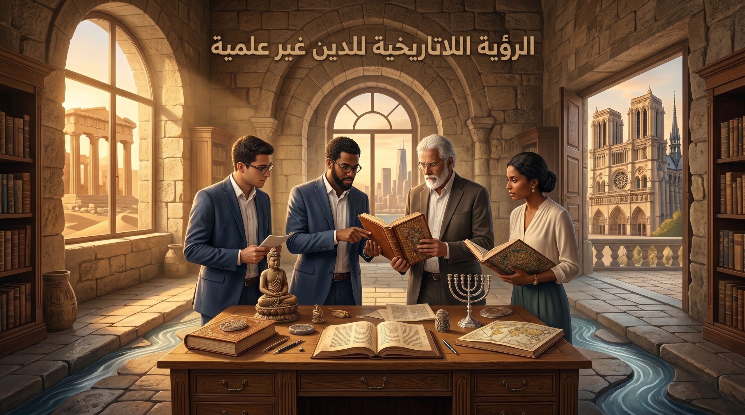 الرؤية اللاتاريخية للدين غير علمية