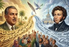 صوت الشعب بين محمد مهدي الجواهري وألكسندر بوشكين