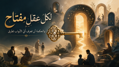 لكل عقلٍ مفتاح.. والحكمة أن تعرف أيَّ الأبواب تطرق