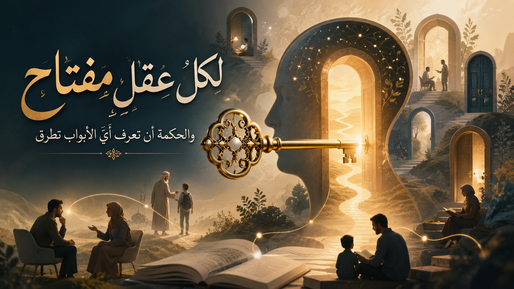 لكل عقلٍ مفتاح.. والحكمة أن تعرف أيَّ الأبواب تطرق
