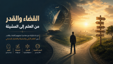 الأساس في فهم القضاء والقدر بين نظرية العلم ونظرية المشيئة