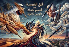 قلق القصيدة بين قاسم حداد ولويس أراغون 