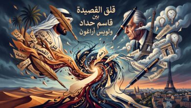 قلق القصيدة بين قاسم حداد ولويس أراغون 