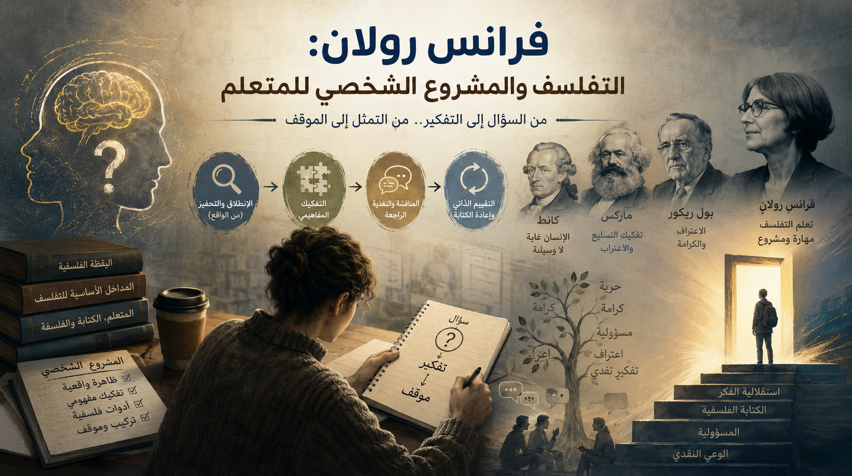 فرانس رولان: التفلسف والمشروع الشخصي للمتعلم
