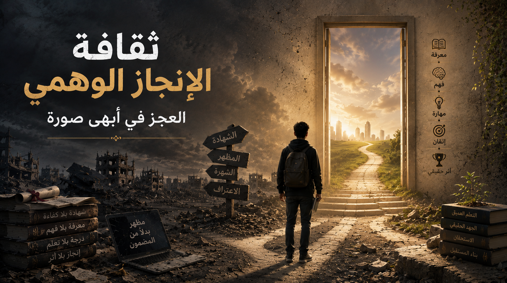 ثقافة الإنجاز الوهمي