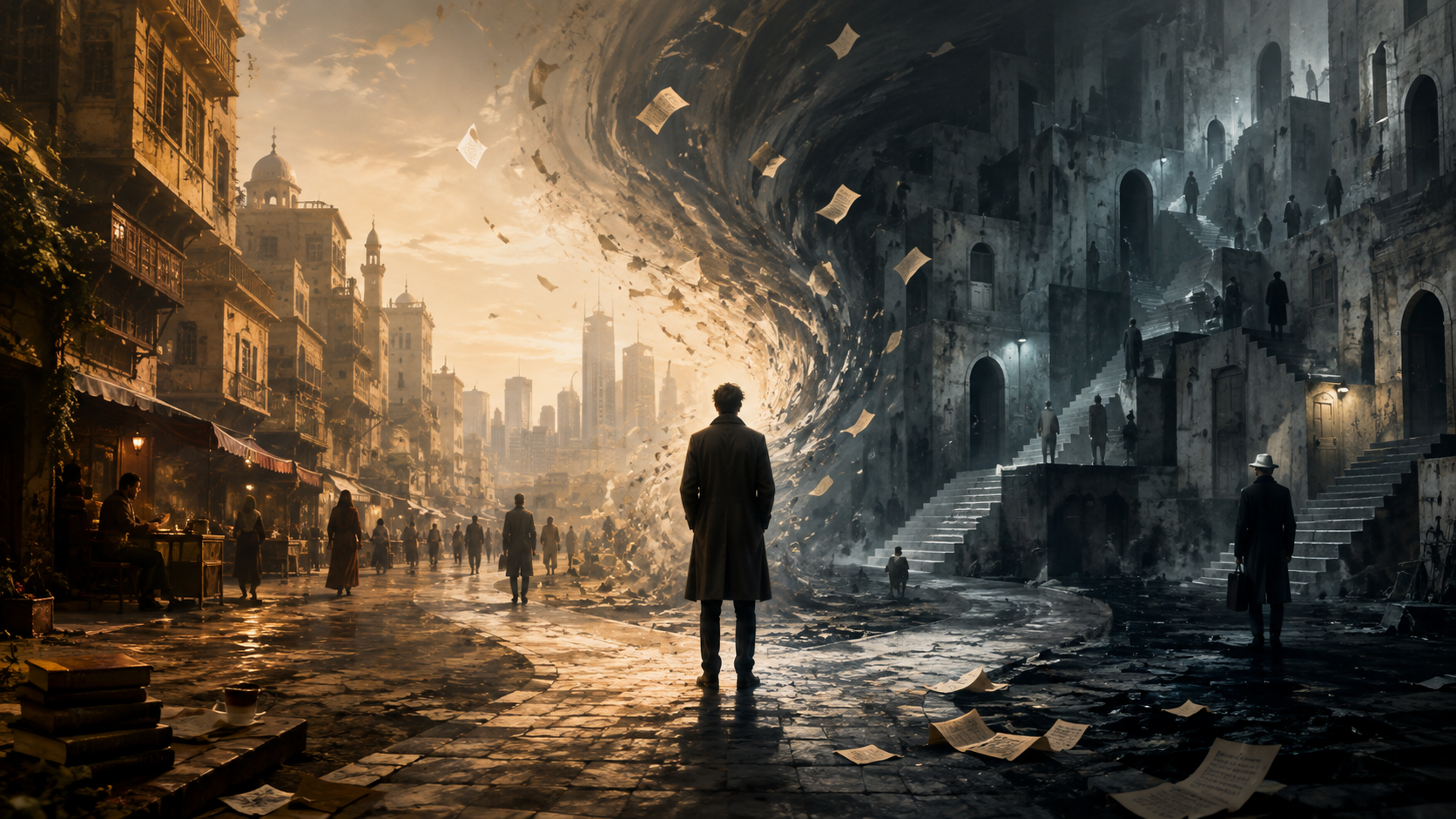 شعور الإنسان بالضياع بين جلال برجس وفرانز كافكا